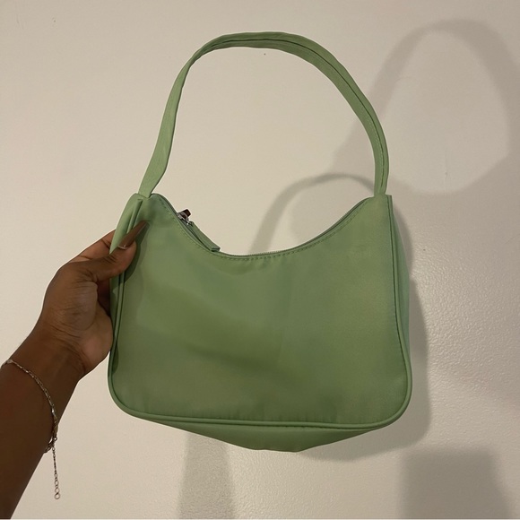 Monki Bags Sage Green Monki Nylon Shoulder Bag Poshmark